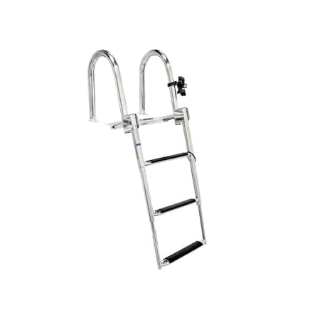 Whitecap Stainless Steel Telescoping Pontoon Ladder - 3 Step S-1748C